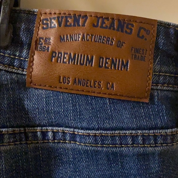 SEVEN7 JEANS BLUE STRAIGHT FIT - Picture 5 of 5